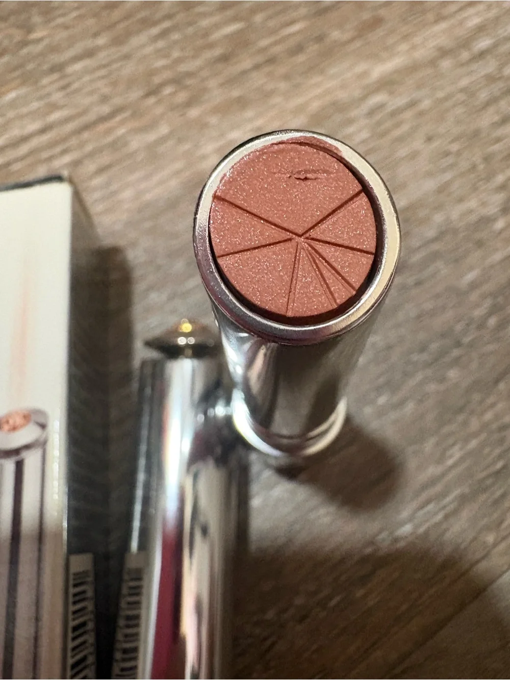 Swarovski Lipstick with Amber Crystal Accent